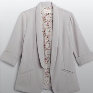 Skies Are Blue Hannah Modal Scuba Blazer, size Small